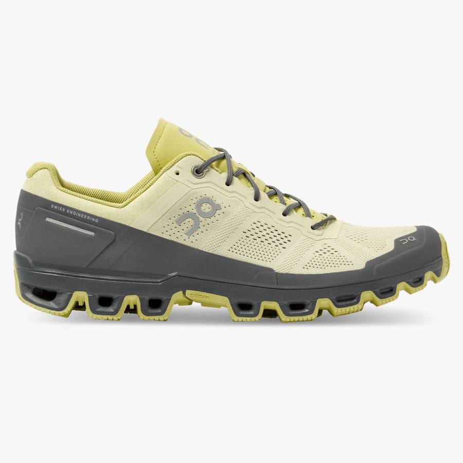 Tenis Para Trail Running On Cloudventure 2 Hombre Amarillos | 16QTWDSCR