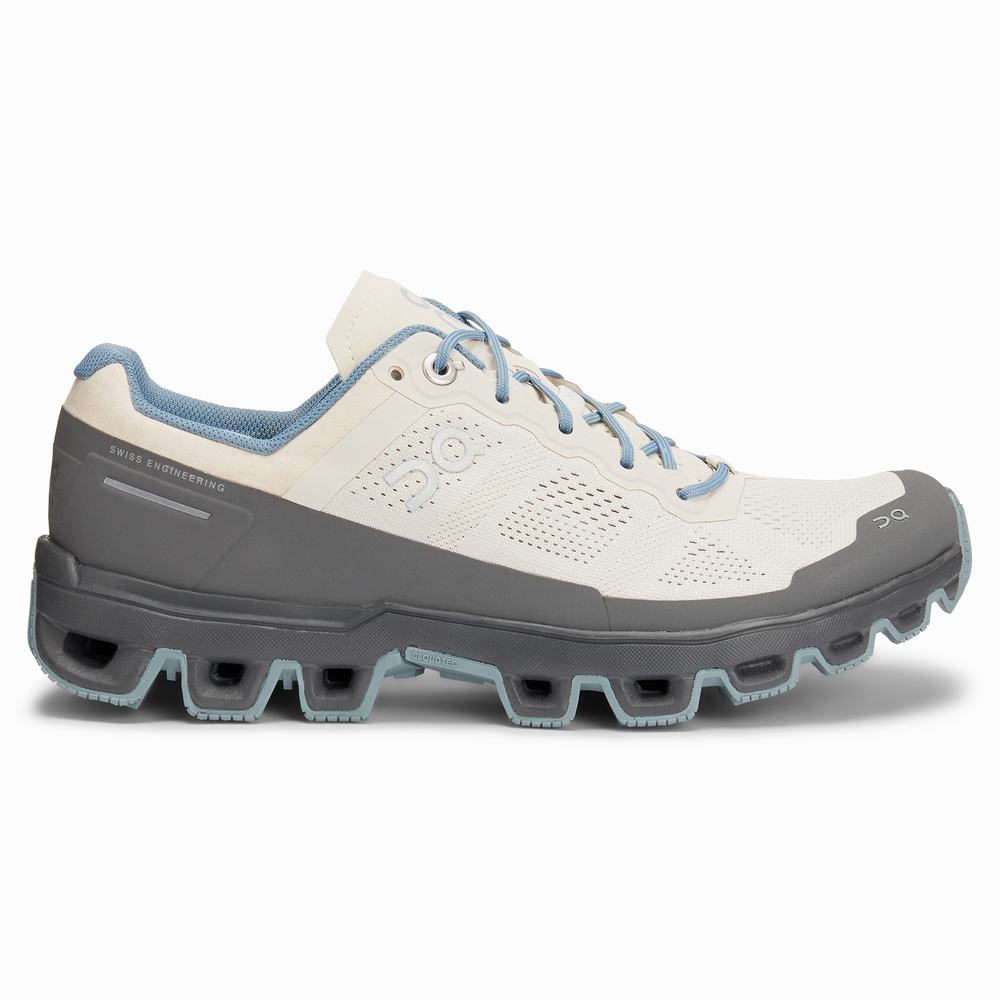 Tenis Para Trail Running On Cloudventure Mujer Beige | 32XKTPVGQ